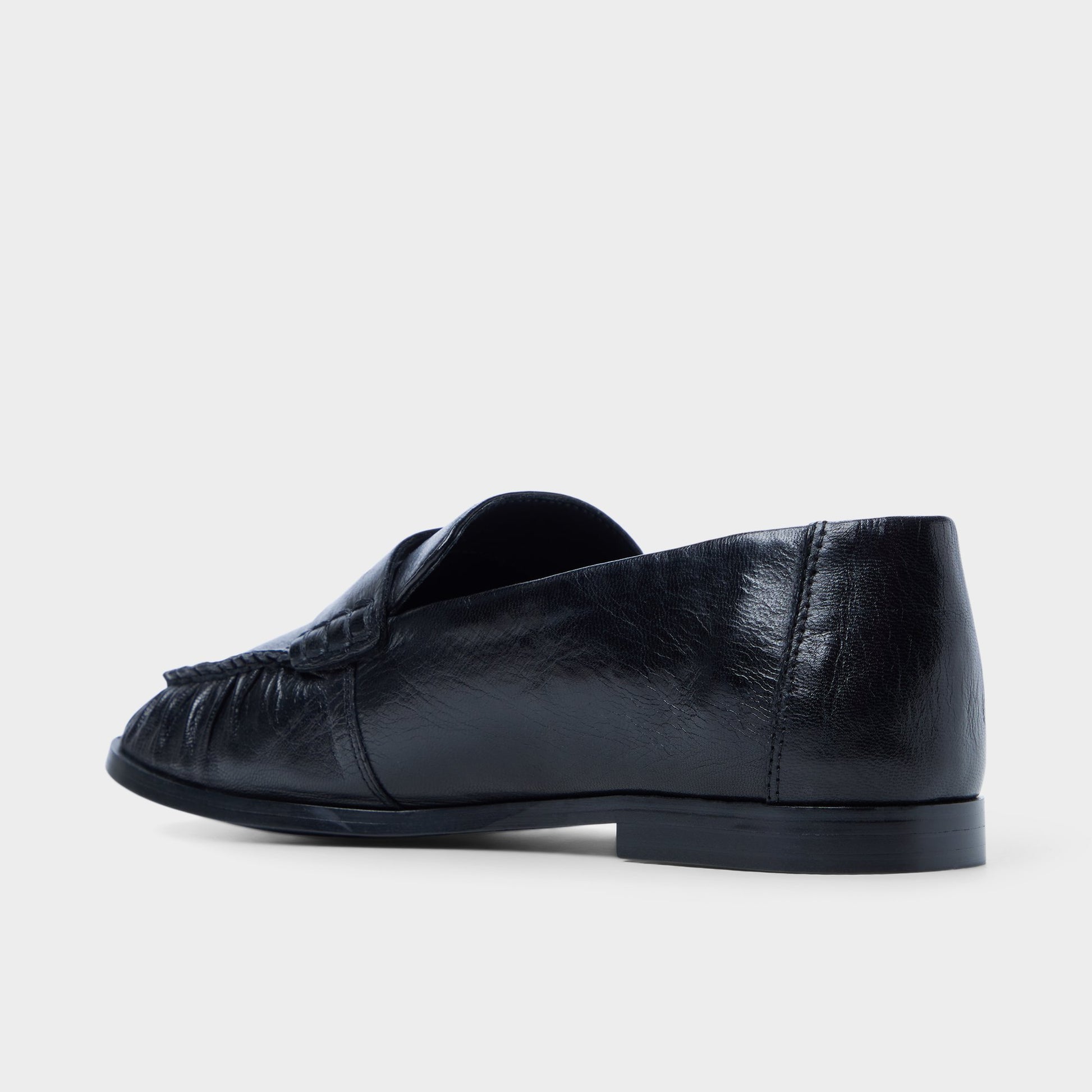 Side view of Black Veviane Loafer