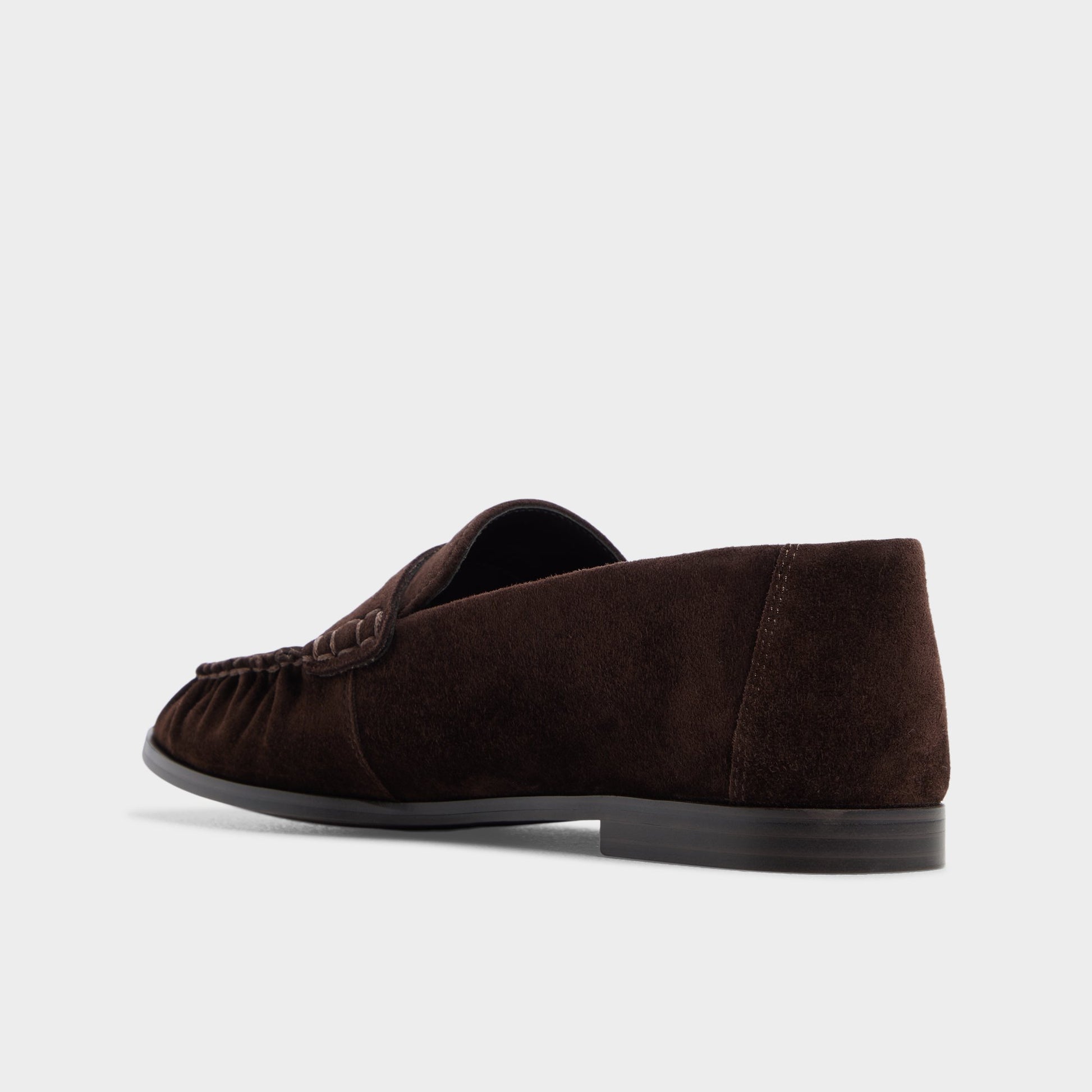 Side view of Dark brown Veviane Loafer