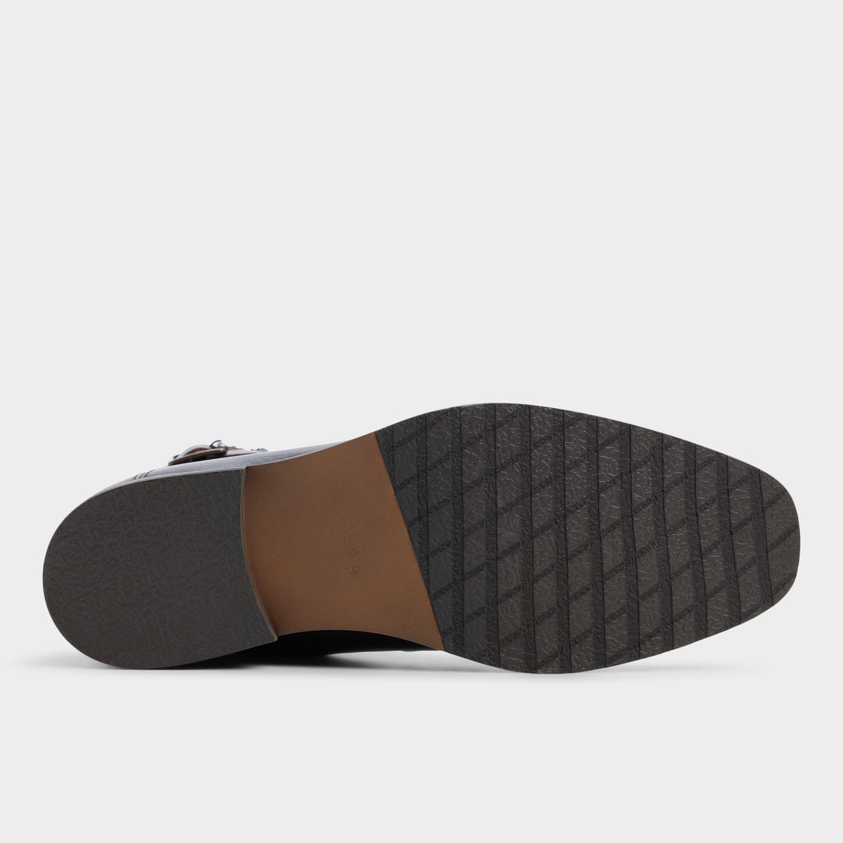 View of Dark brown Constantine Lace-up boot's sole