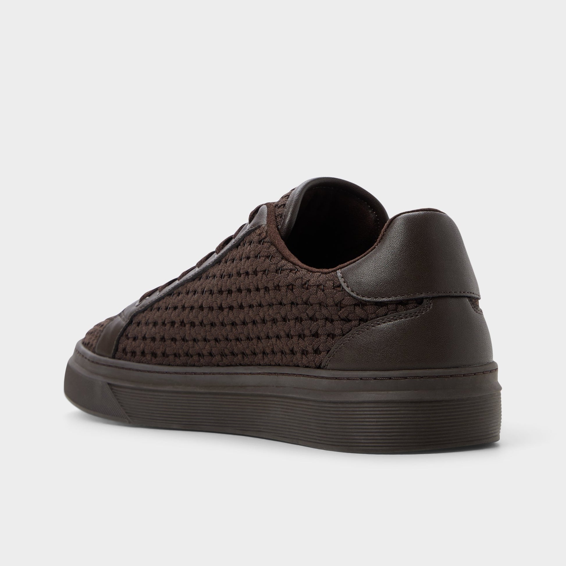 Side view of Brown Carsen Low top sneaker
