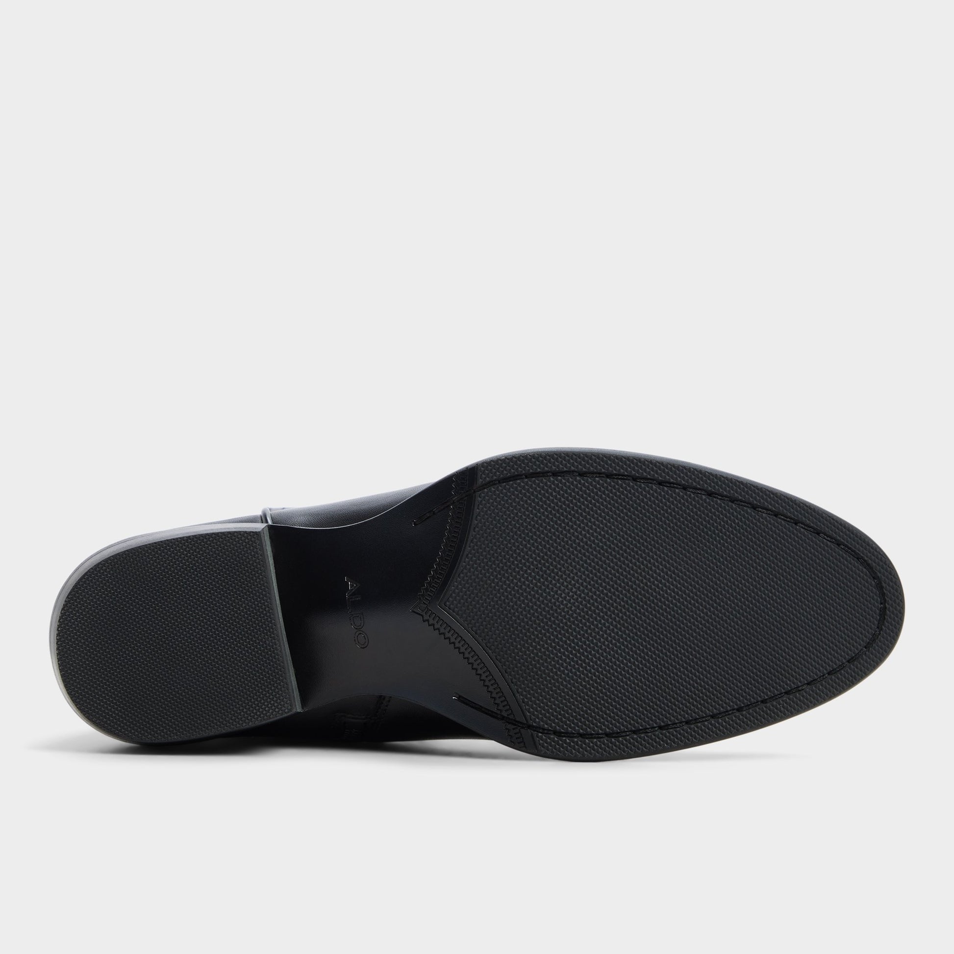 Vue de la semelle de Noir Wylie Botte western