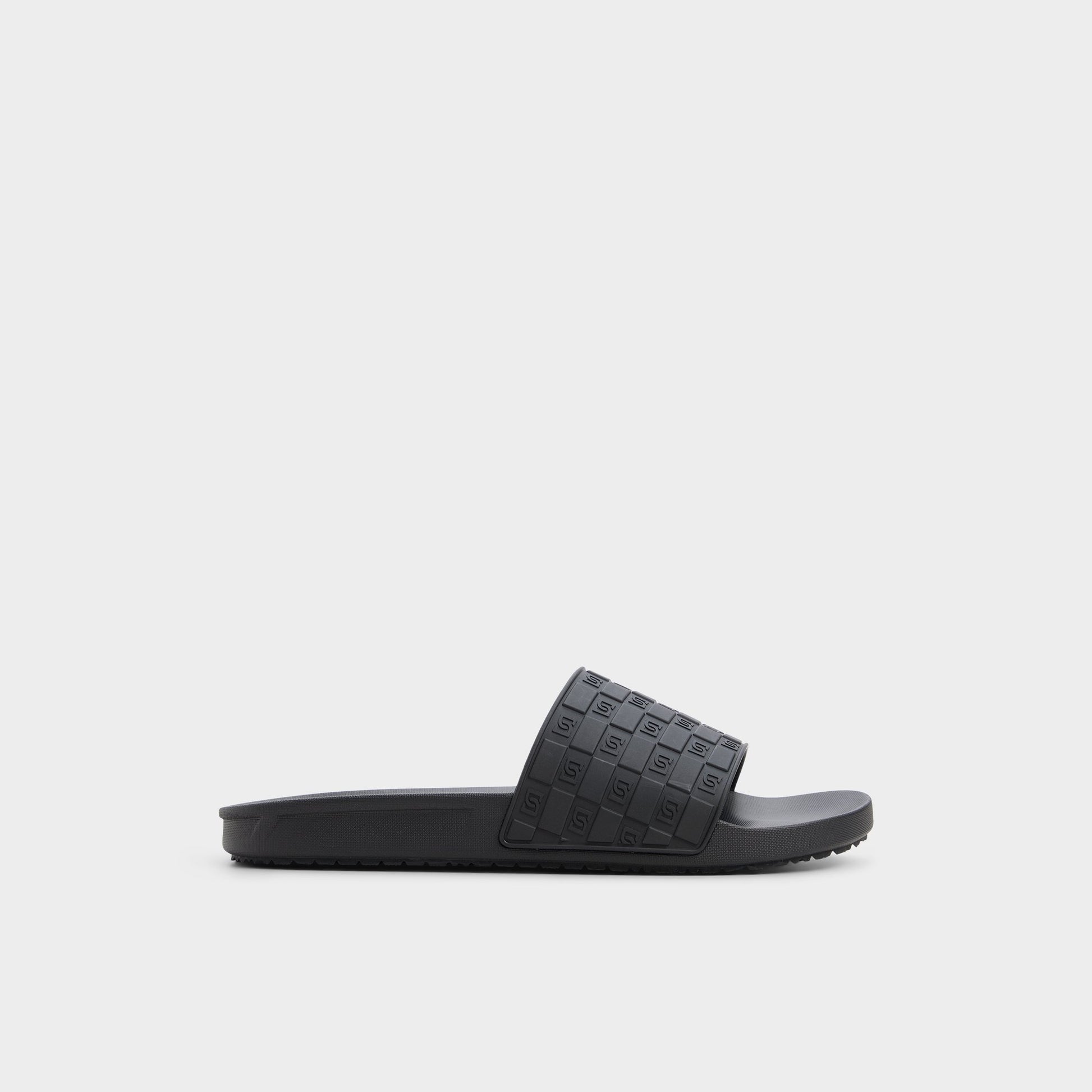 Main View of Black Brax Slide sandal for Mens