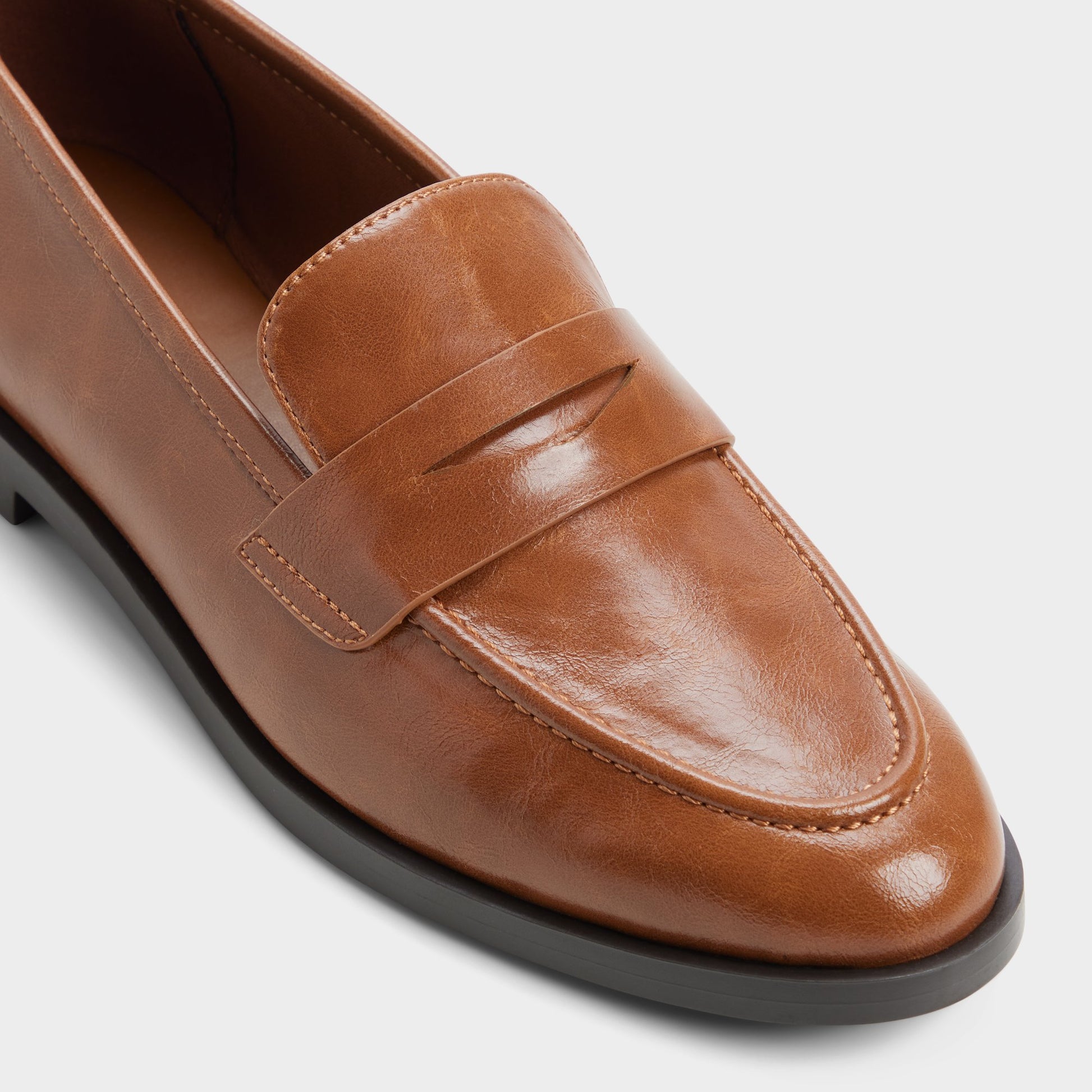 Three-quarter angle of Tan Adaladar Loafer's front side