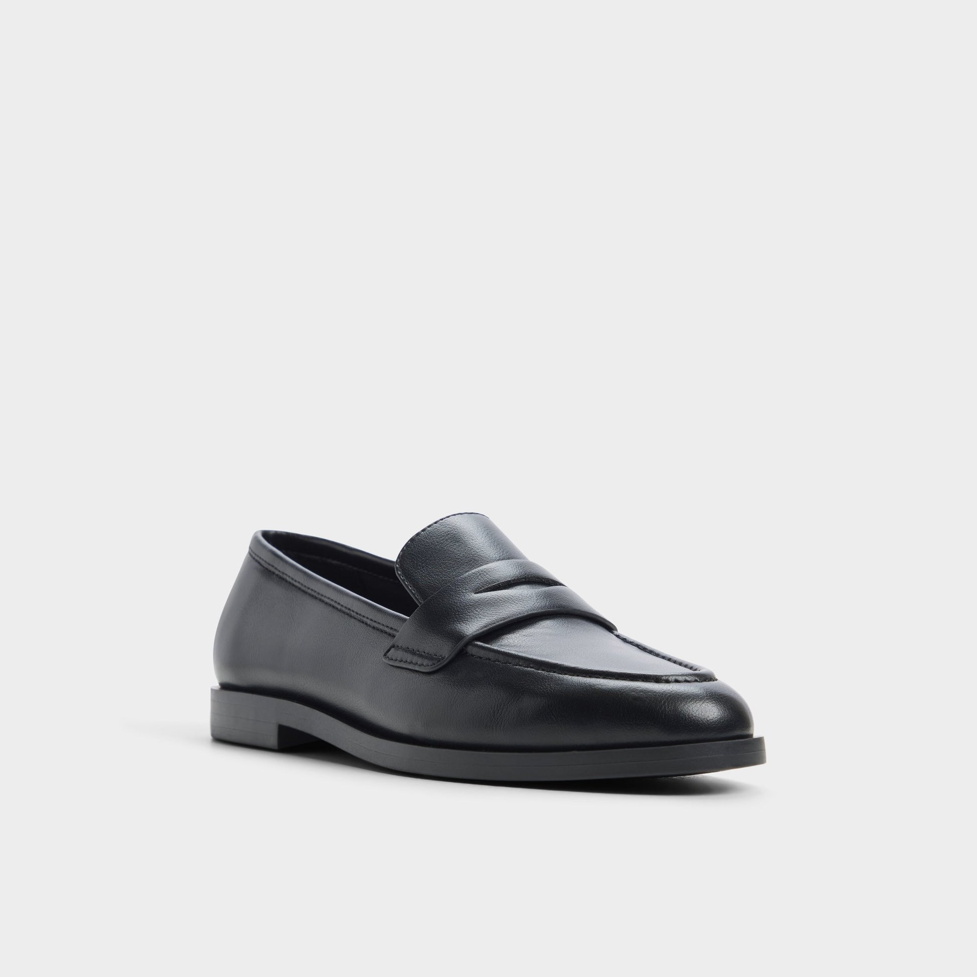 Three-quarter angle of Other black Adaladar Loafer's front side