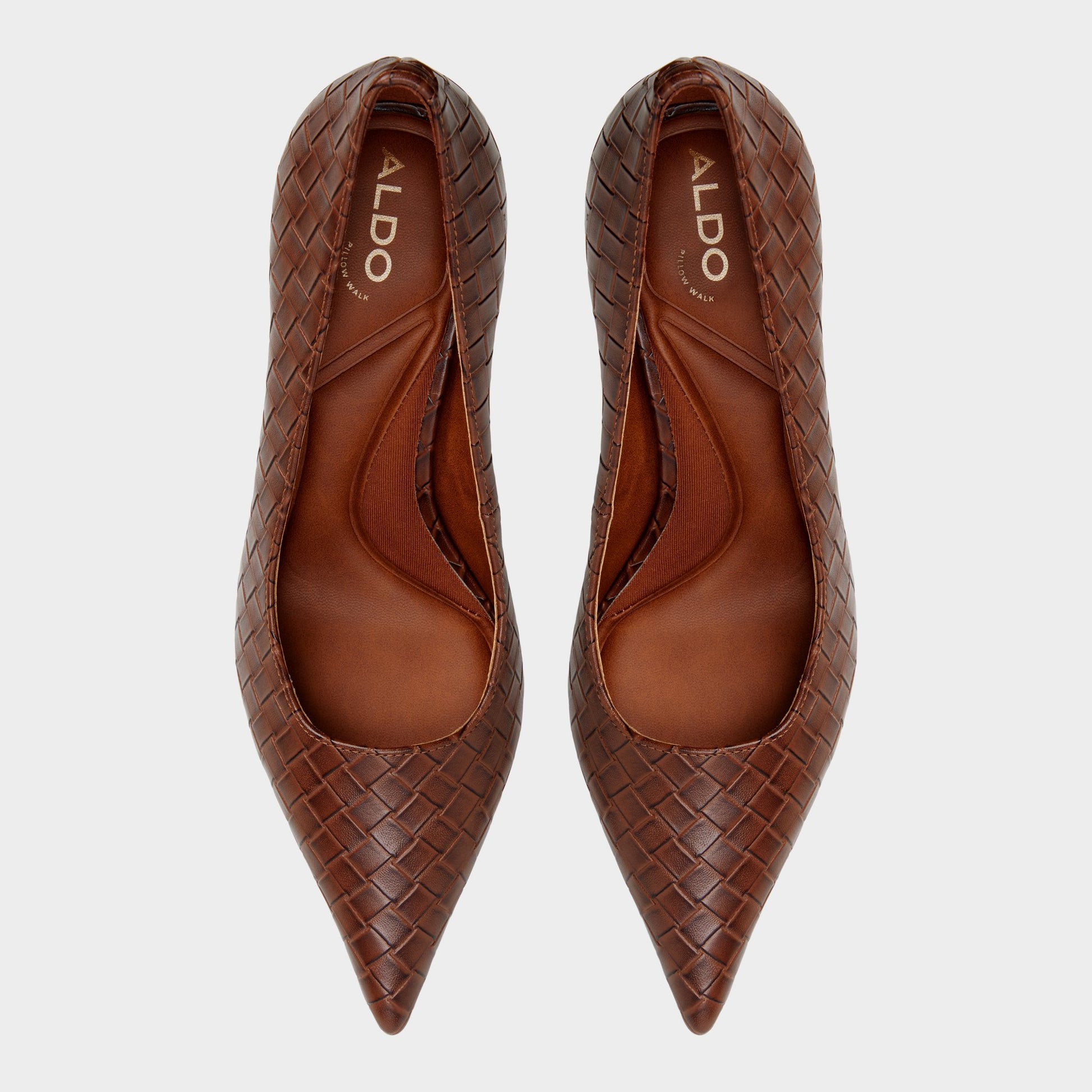 Top-down view of the Dark brown Somaya Pump