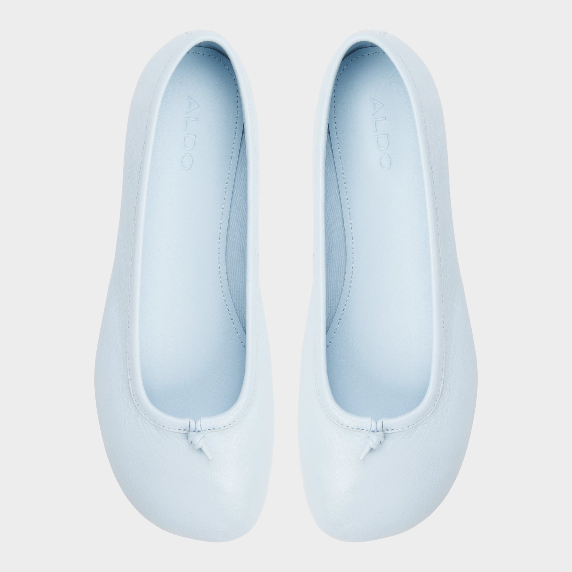 Top-down view of the Light blue Ericca Ballerina