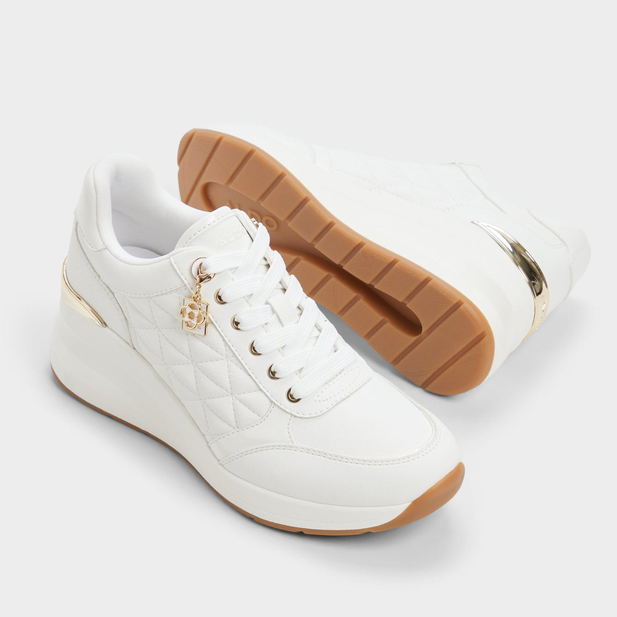 Highlighted view of a pair of White Cambaya-in s