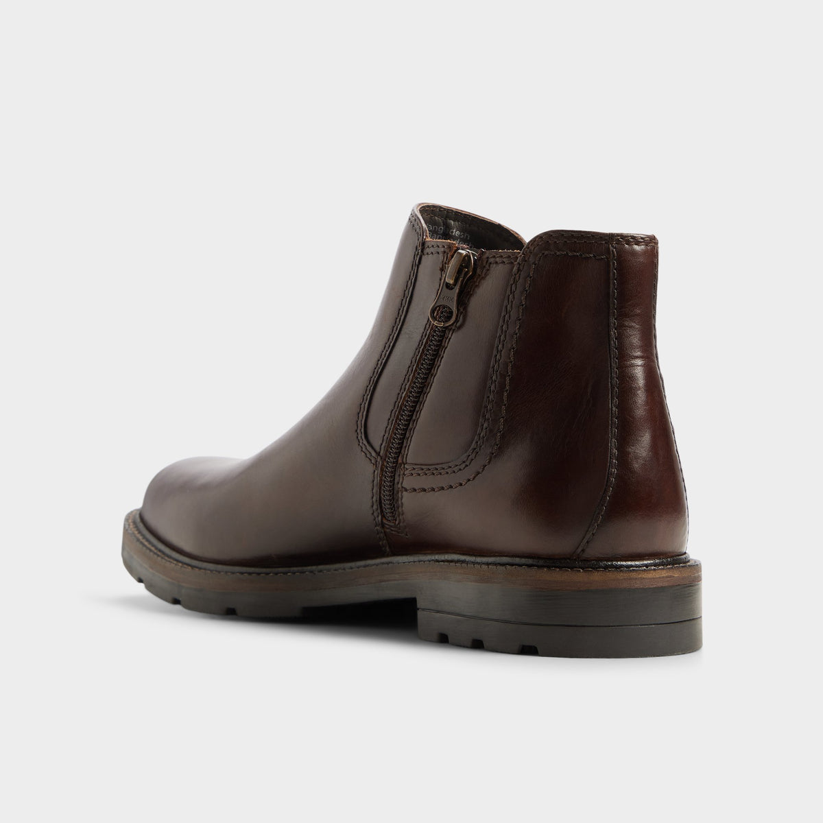 Side view of Brown Bryer Ankle boot