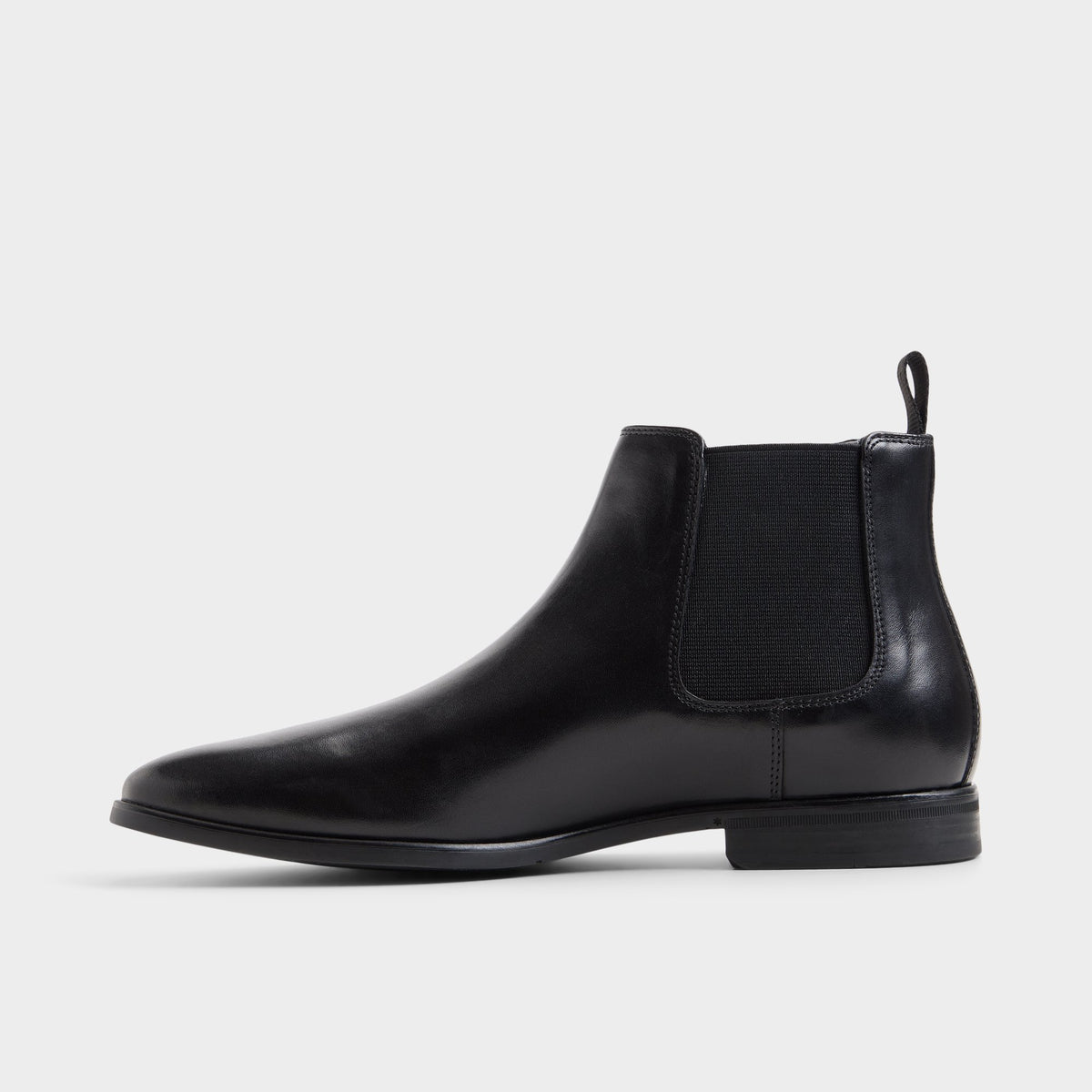 Side view of Black Fionno Chelsea boot